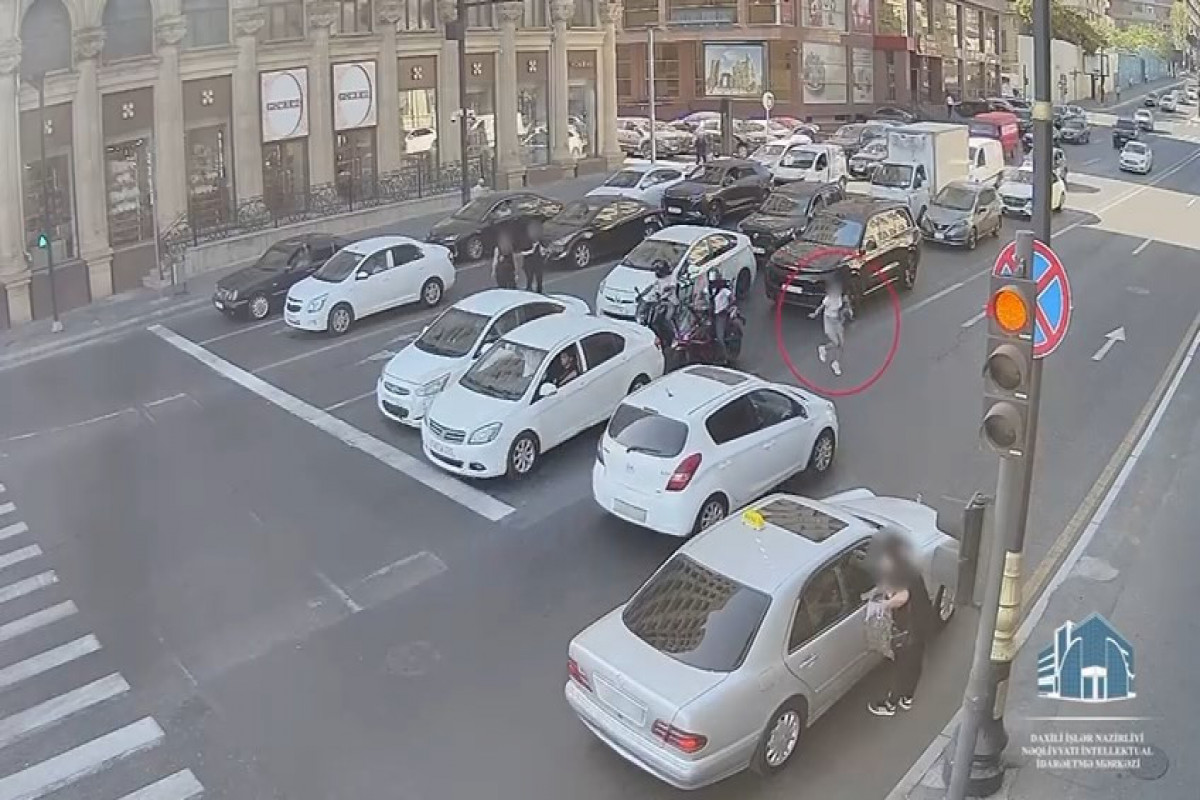 Dəhşətli qəza videoya düşdü 