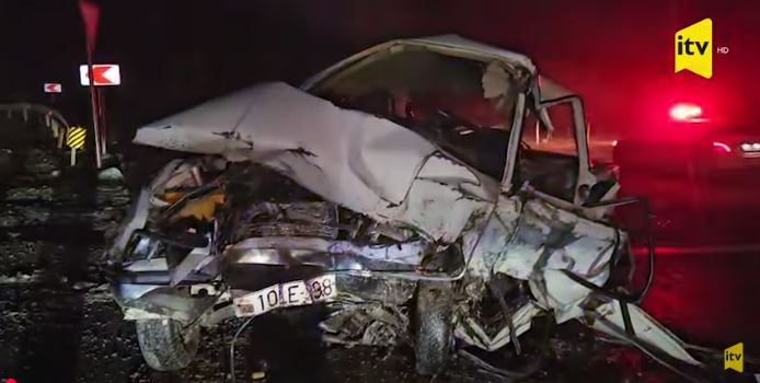 İki bacı,bir qardaşın öldüyü qəzadan DƏHŞƏTLİ VİDEO 