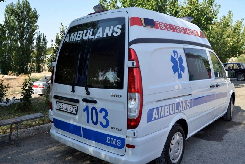 Qəza anı kamerada