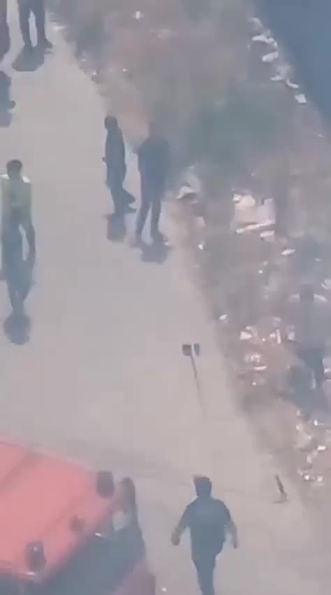 Bakıda açıq ərazidə yanğın