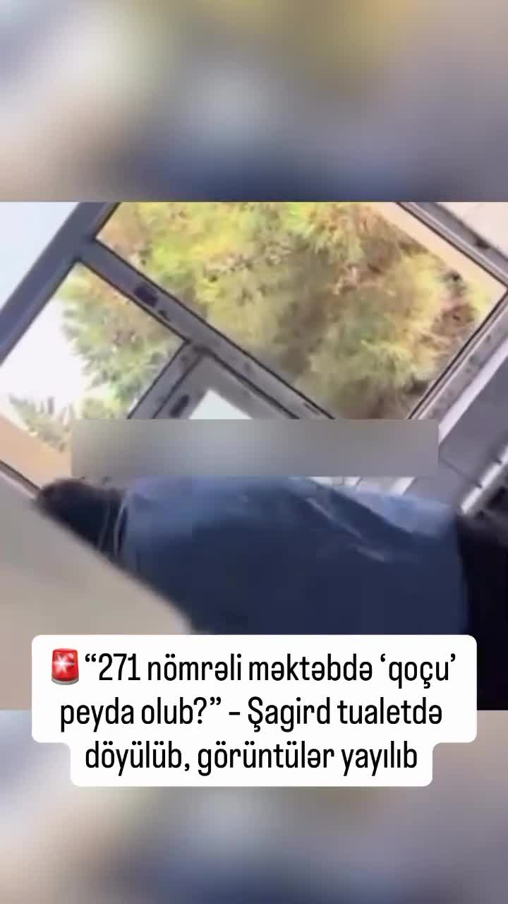 Bakının bu məktəbində şagird hər gün kimisə döyür 