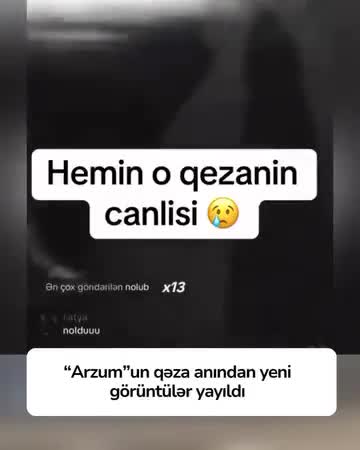 "Arzum999" ləqəbli tiktokerlə bağlı yeni görüntülər