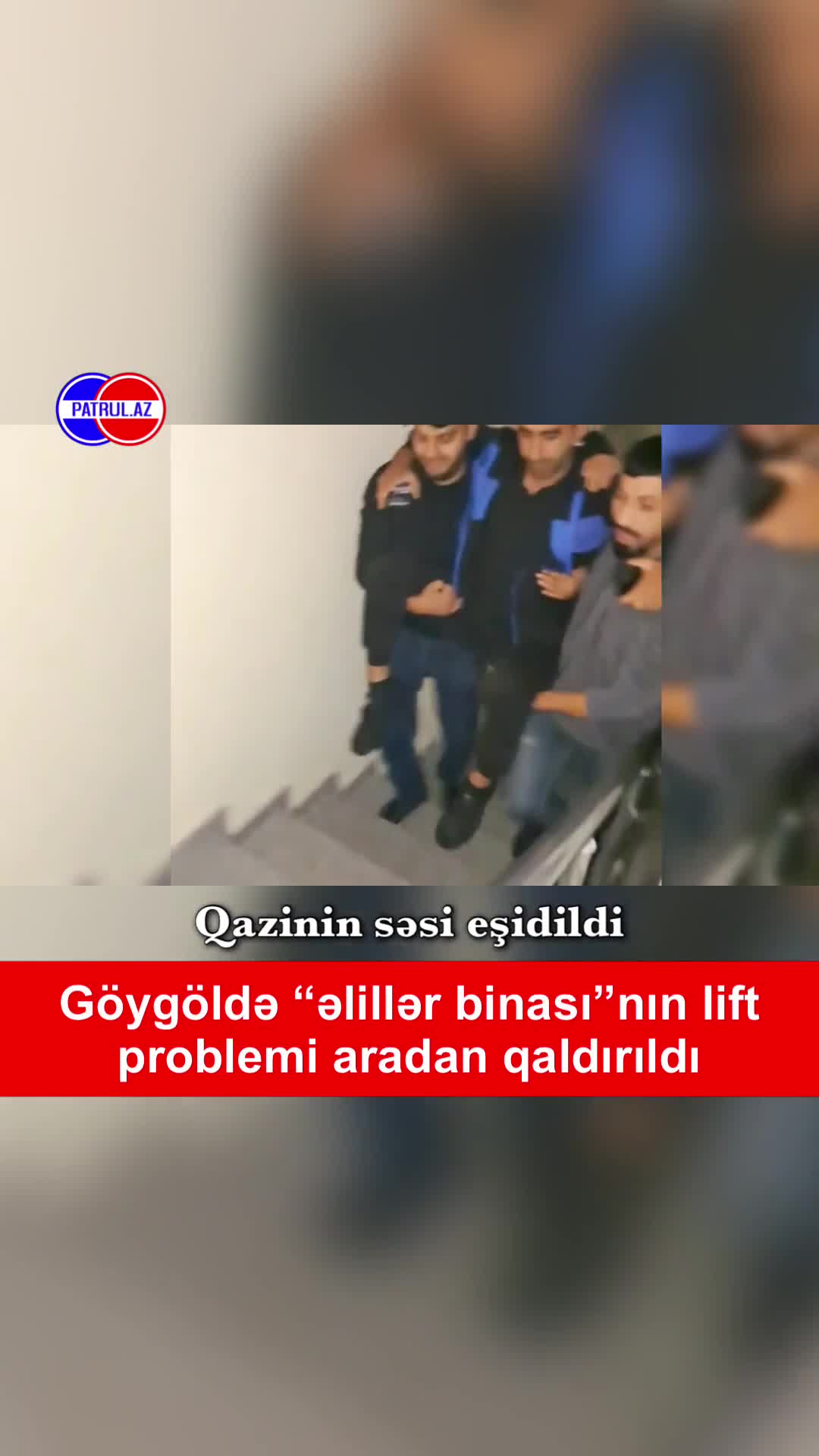 “Əlillər bina”sında lift problemi aradan qalxdı