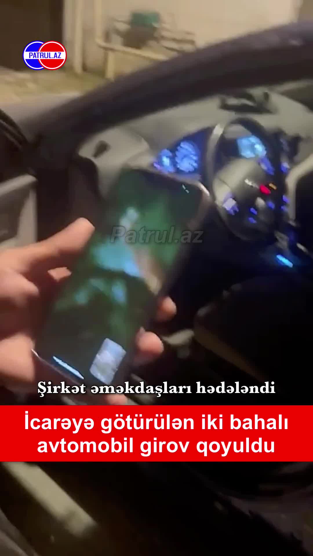 İcarəyə götürülən iki bahalı avtomobil girov qoyuldu 