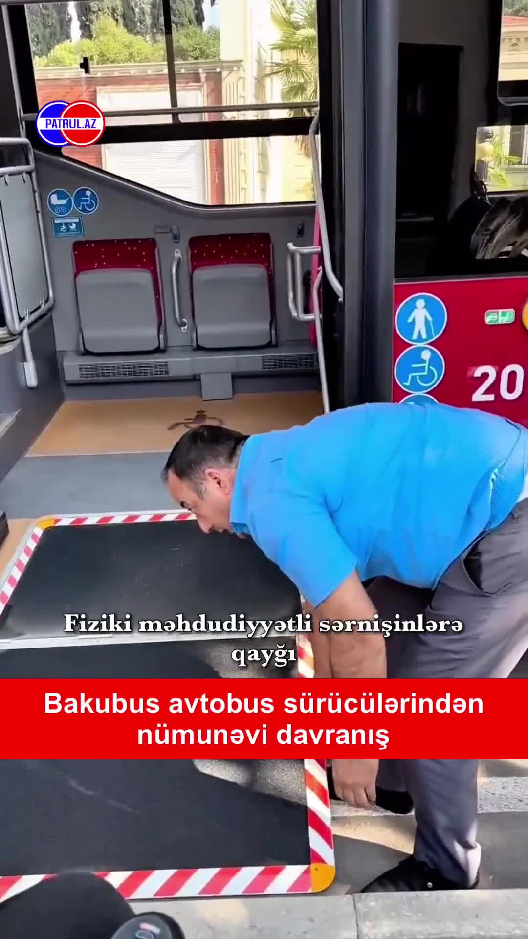 Fiziki məhdudiyyətli sərnişinlərə qayğı