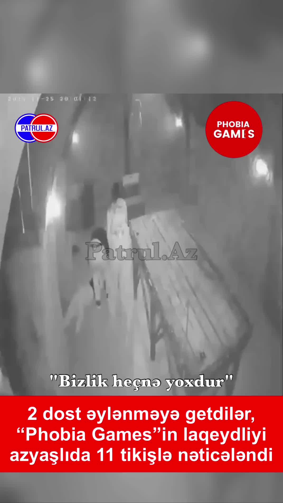 “Phobia Games”də yaralanan 15 yaşlı qızın başına 11 tikiş atıldı 