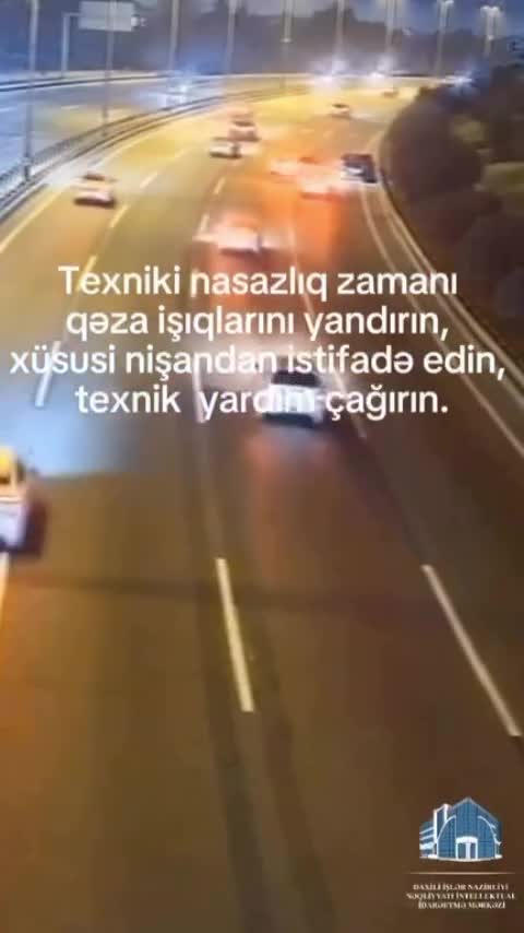 Aeroport yolunda baş verən ağır qəzanın anbaan GÖRÜNTÜLƏRİ