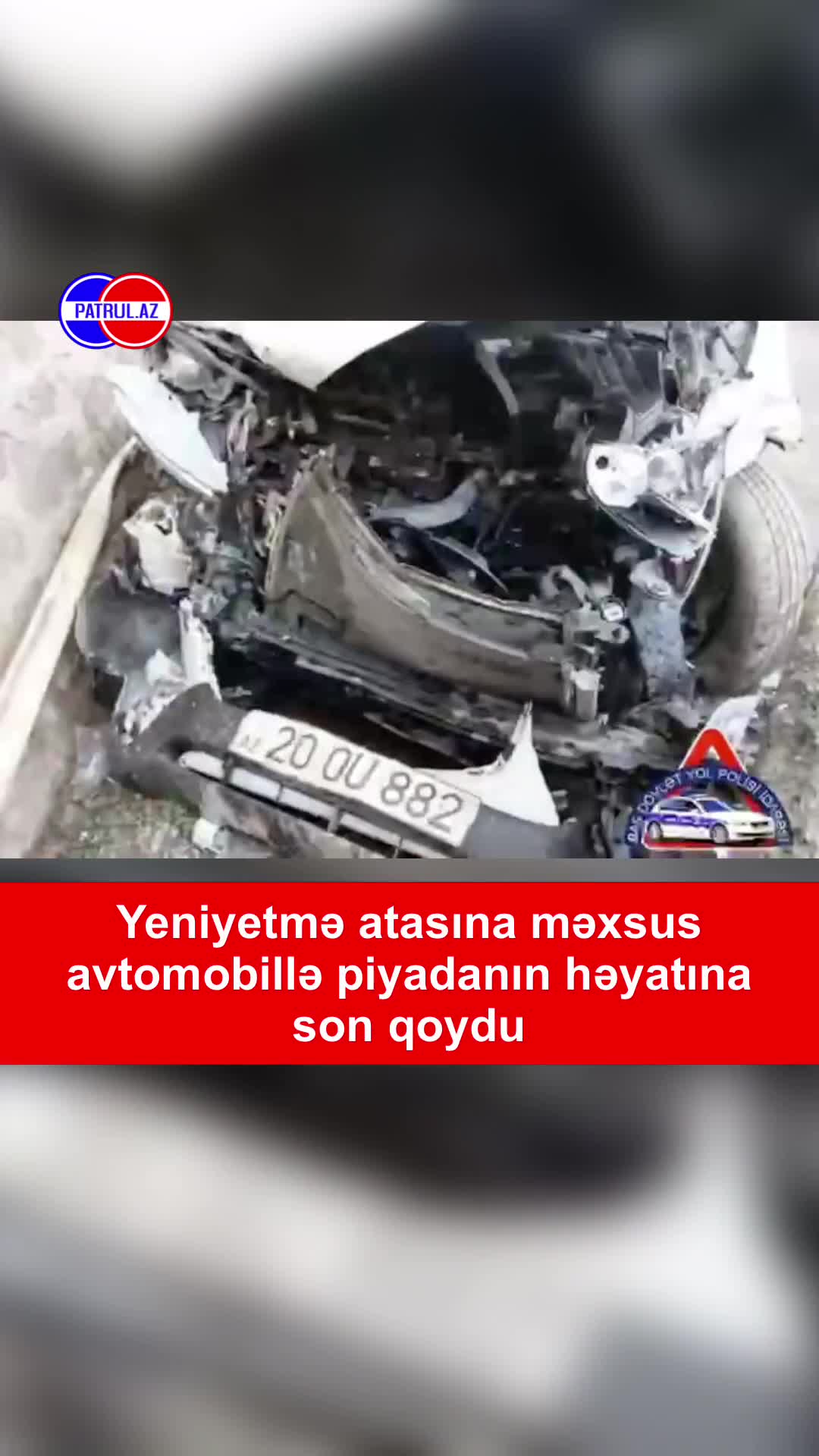 Yeniyetmə atasının maşını ilə piyadanın həyatına son qoydu 