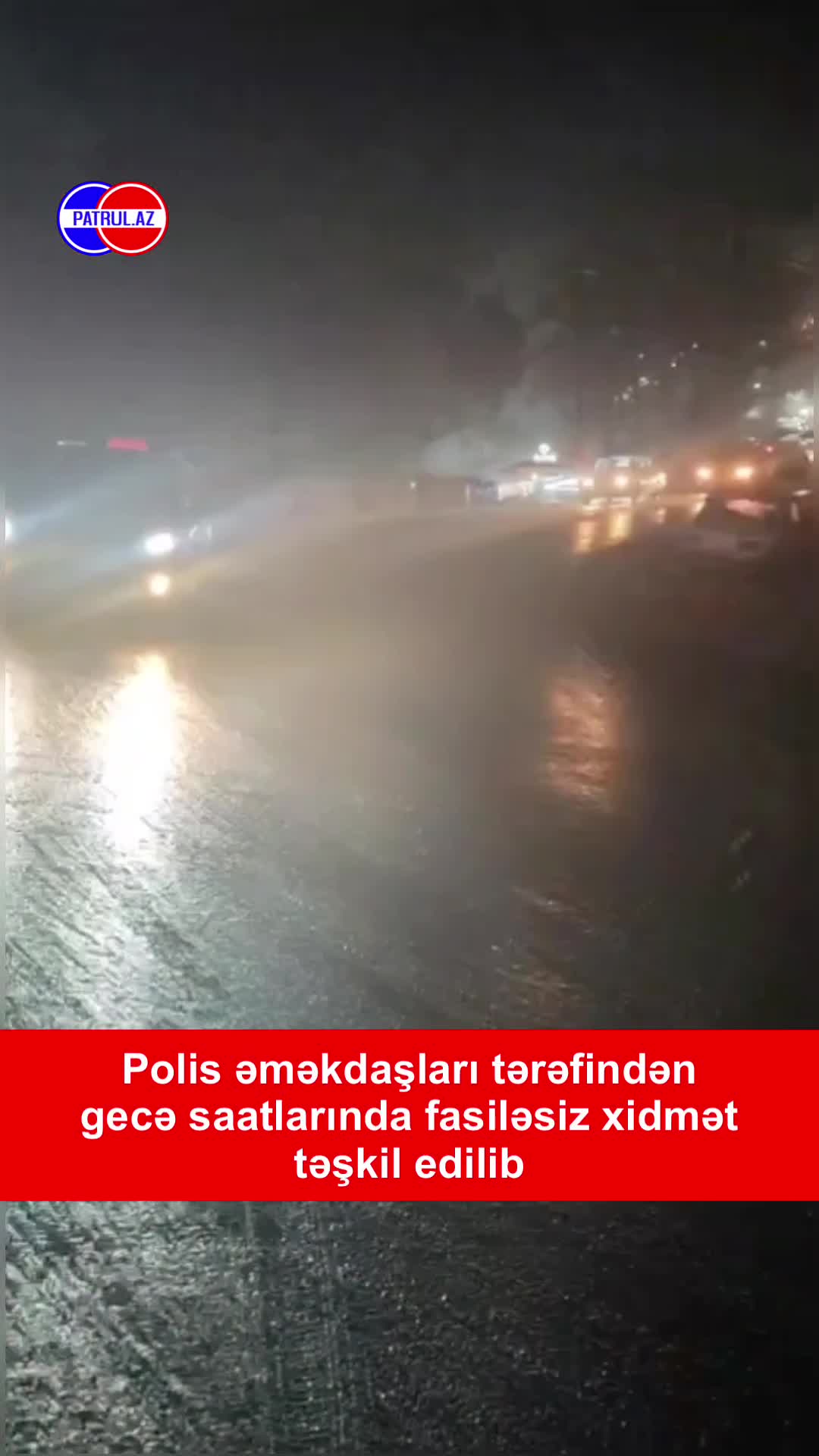 Şaxtalı hava şəraitində yol təhlükəsizliyi tam təmin olunur