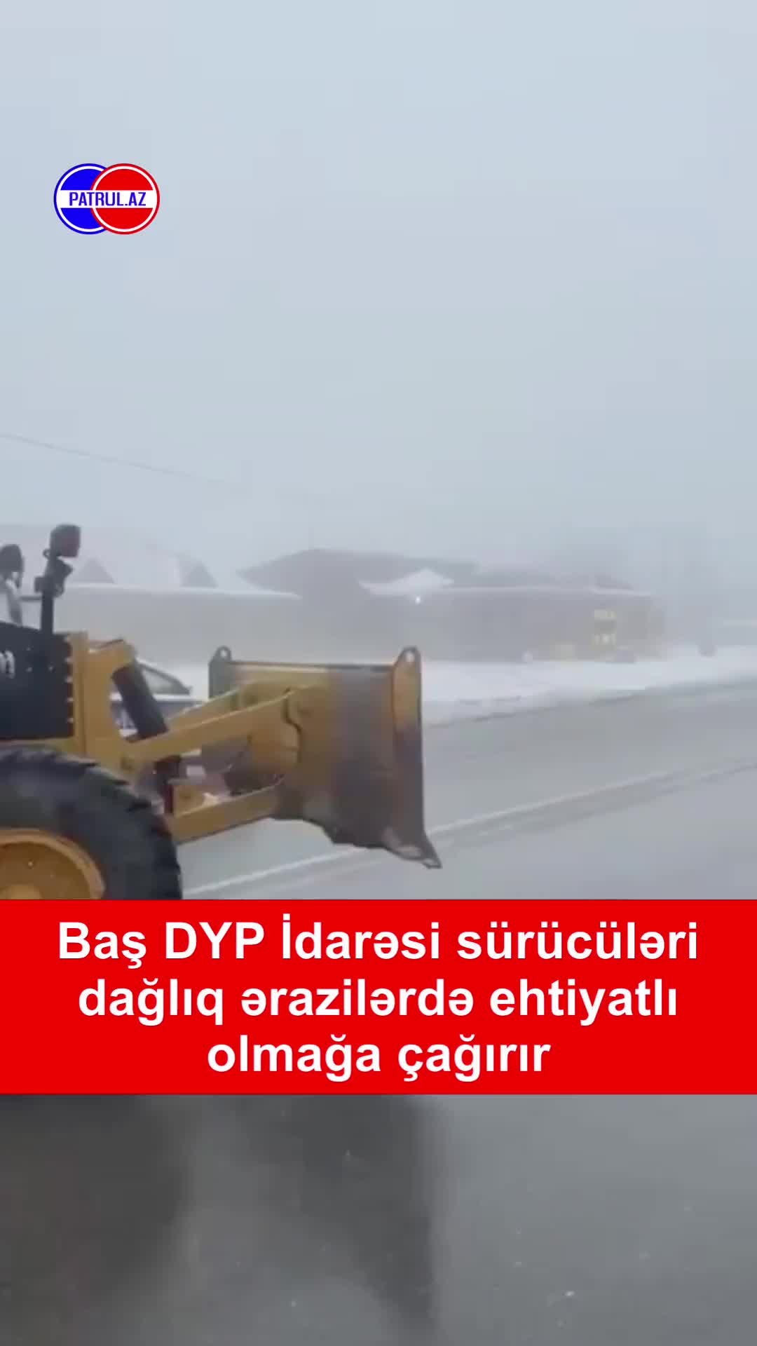 BDYPİ hava şəraiti ilə bağlı sürücülərə müraciət edib