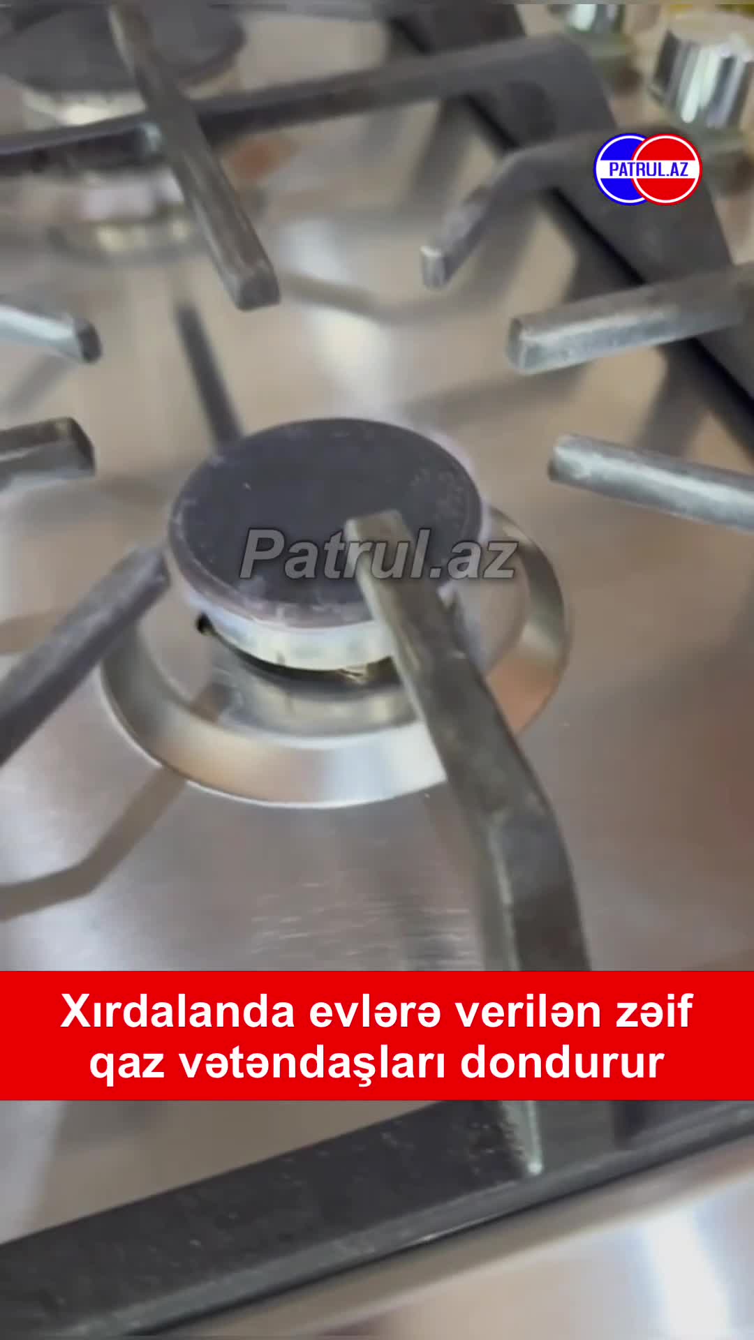 Xırdalanda evlərə verilən zəif qaz vətəndaşları dondurur 