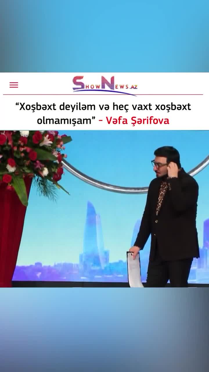 Tolikin sözləri Vəfa və Şəbnəmi ağlatdı: Efiri tərk etdi