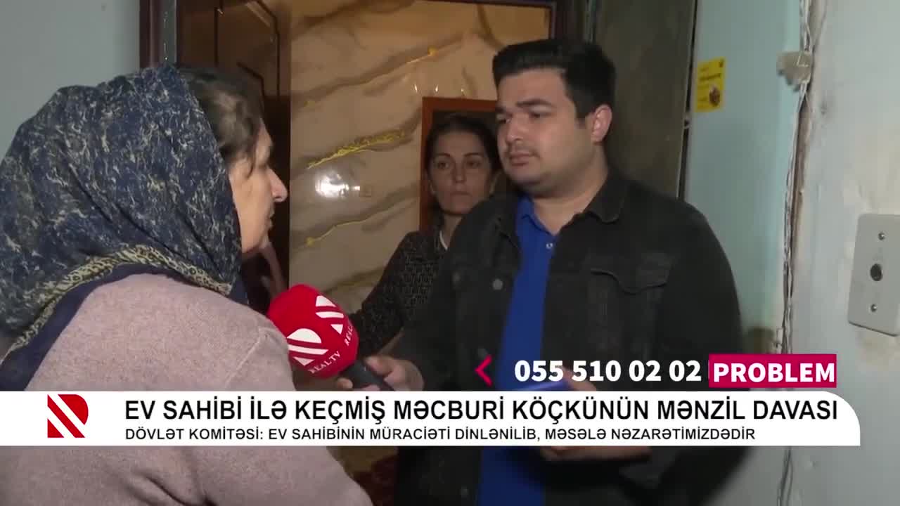 “Heç olmasa evimin bir otağını boşaltsınlar, köçüb yaşayım…