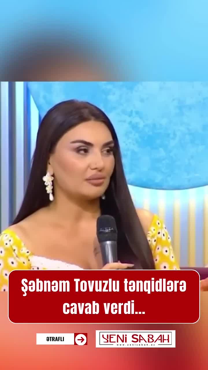 Şəbnəm tənqidlərə cavab verdi: “Mən qışqırıram?”