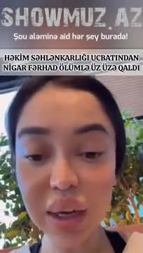 Qalmaqallı aparıcı da kosmetoloq qurbanı oldu 