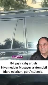 84 yaşlı müğənni sükan arxasında