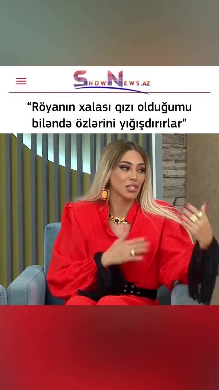 Röyanın xalası qızı danışdı: “Məni qəbul edə bilmirlər”
