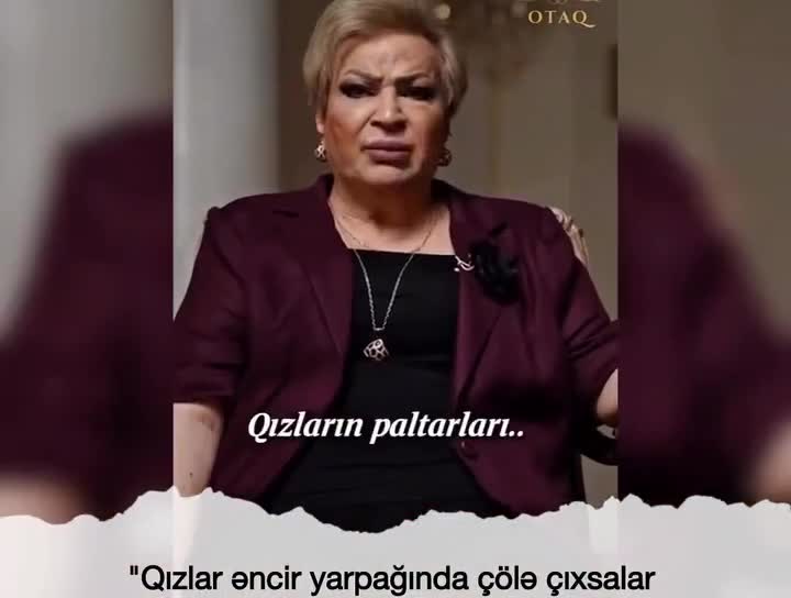 “Nə qadındır, nə kişi” – Afaq Bəşirqızından sərt tənqid