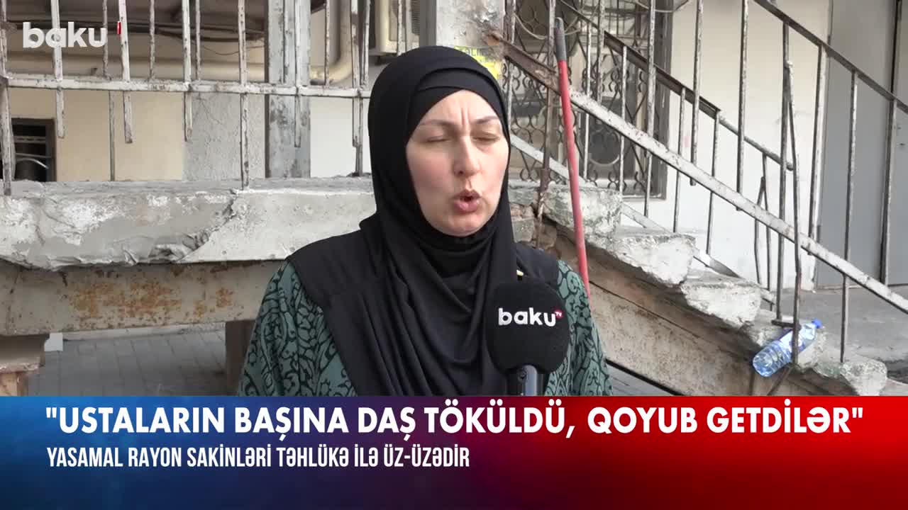 Ustaların başına daş töküldü, işlərini yarımçıq qoyub getdilər 