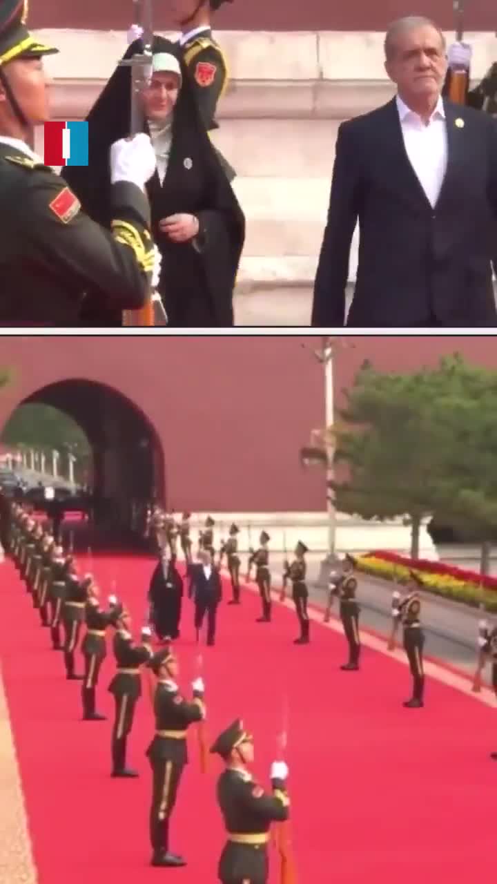 Pezeşkian Çin Sədrinin xanımı ilə belə salamlaşdı