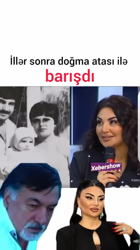 İllər sonra doğma atası ilə barışdı 