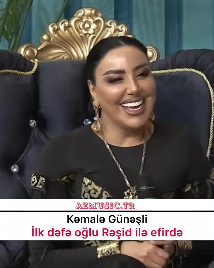 Kəmalə Günəşlinin oğlu ilk dəfə efirə gəldi -