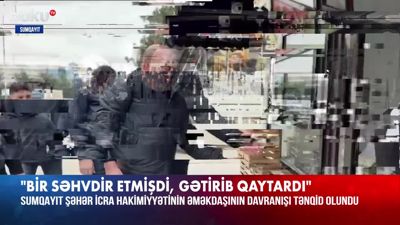 Məhsulu məmur tərəfindən müsadirə edilən satıcı