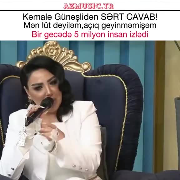 "Lüt deyiləm, tərbiyyəsiz danışmıram"