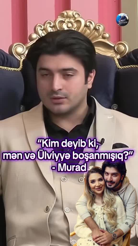Aktyor Murad İsmayıl : Kim deyir ki boşanmışıq?