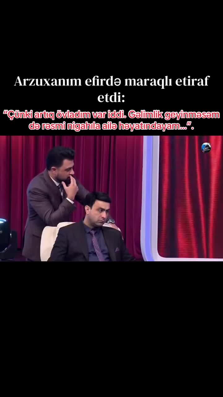 Arzuxanım ilk dəfə danışdı