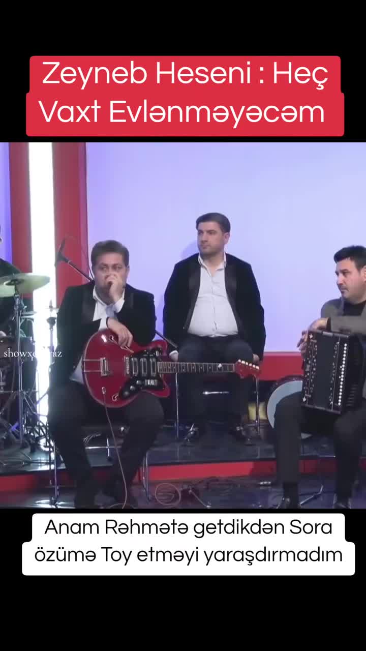 Zeynəb Həsənli: "Heç vaxt toy etmərəm"