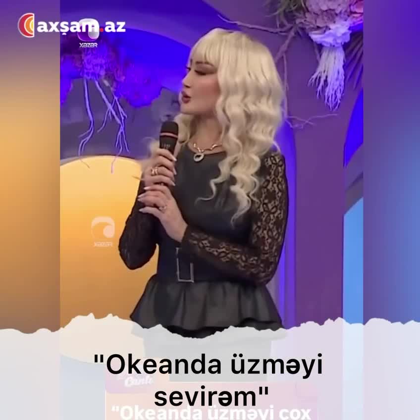 "Okeanda üzməyi sevirəm" 