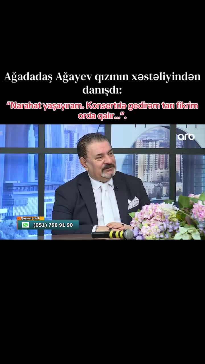 Ağadadaş Ağayev qızının xəstəliyindən danışdı