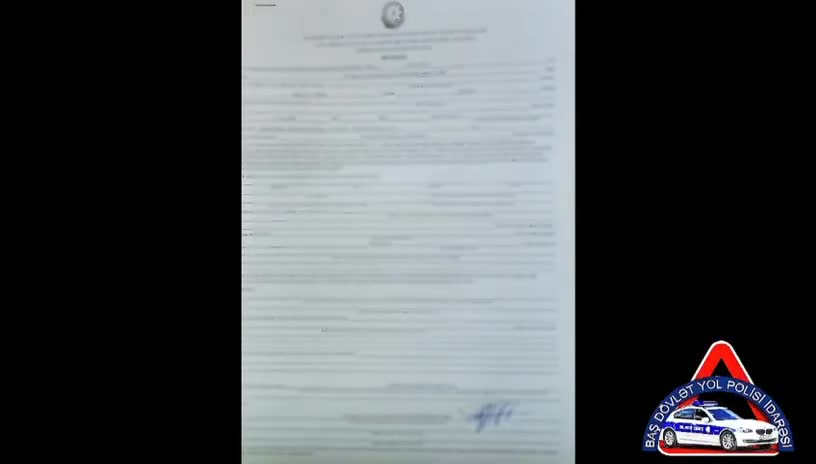 Sərxoş sürücü polisə tabe olmadı 