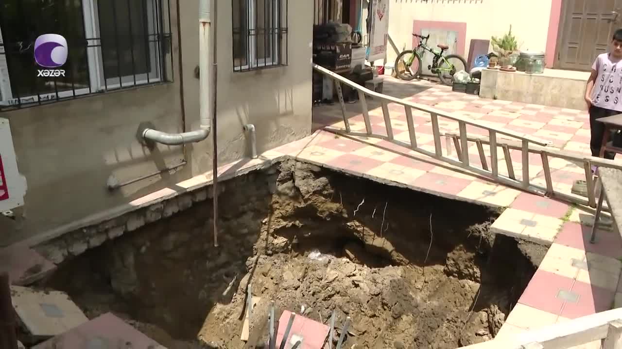 Xətai rayonunda fövqəladə vəziyyə