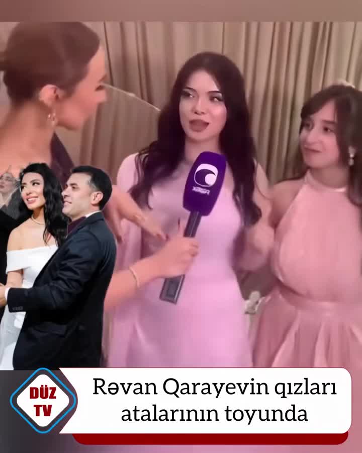 Qızları Rəvanın toyunda 