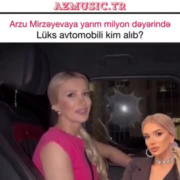 Azərbaycanlı müğənni 340 minlik maşını ilə görüntüləndi 