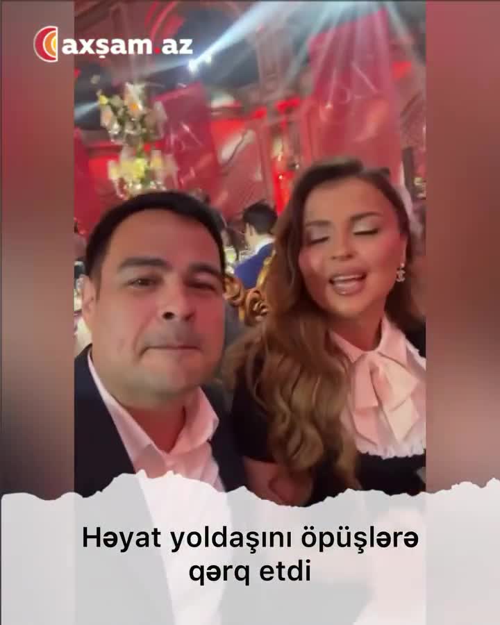Həyat yoldaşını öpüşlərə qərq etdi 