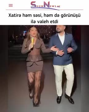 Xatirə geyimi ilə diqqət çəkdi 