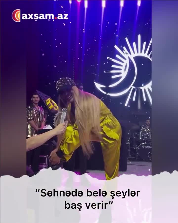 "Səhnədə belə şeylər baş verir"