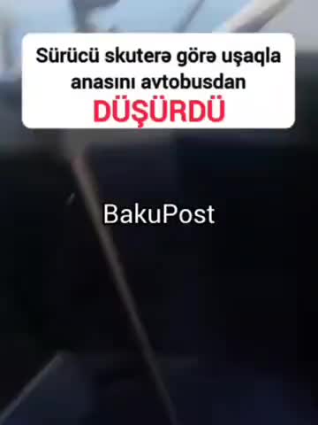 Bakıda sürücü autizmli uşağı avtobusa qoymadı 