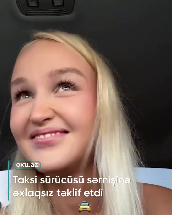 Taksi sürücüsü sərnişinə əxlaqsız təklif etdi 
