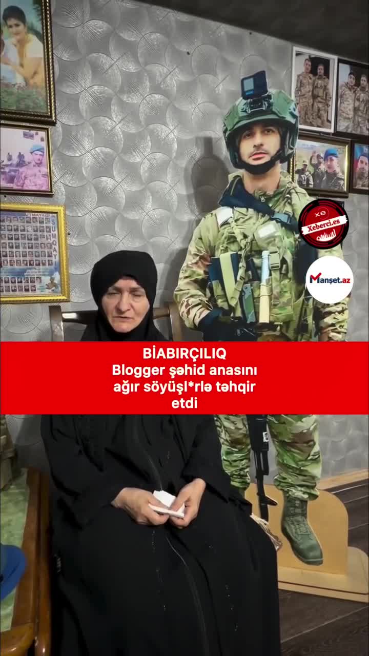 Şəhid anasını təhqir edən bloger niyə cəzalandırılmır? 