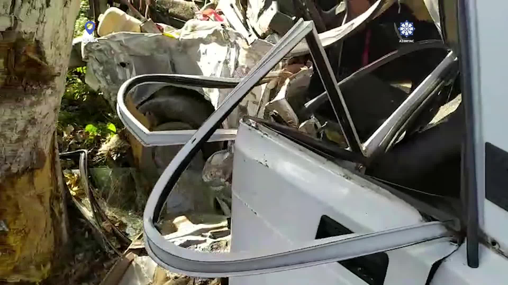 Qubada ağır yol qəzası