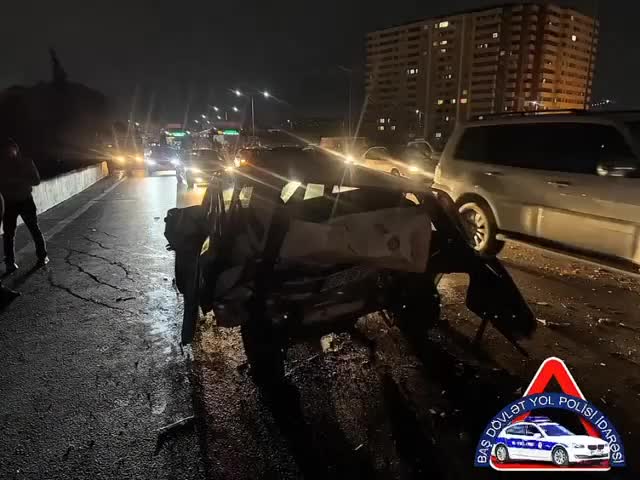 Bakı-Sumqayıt yolunda zəncirvari qəza