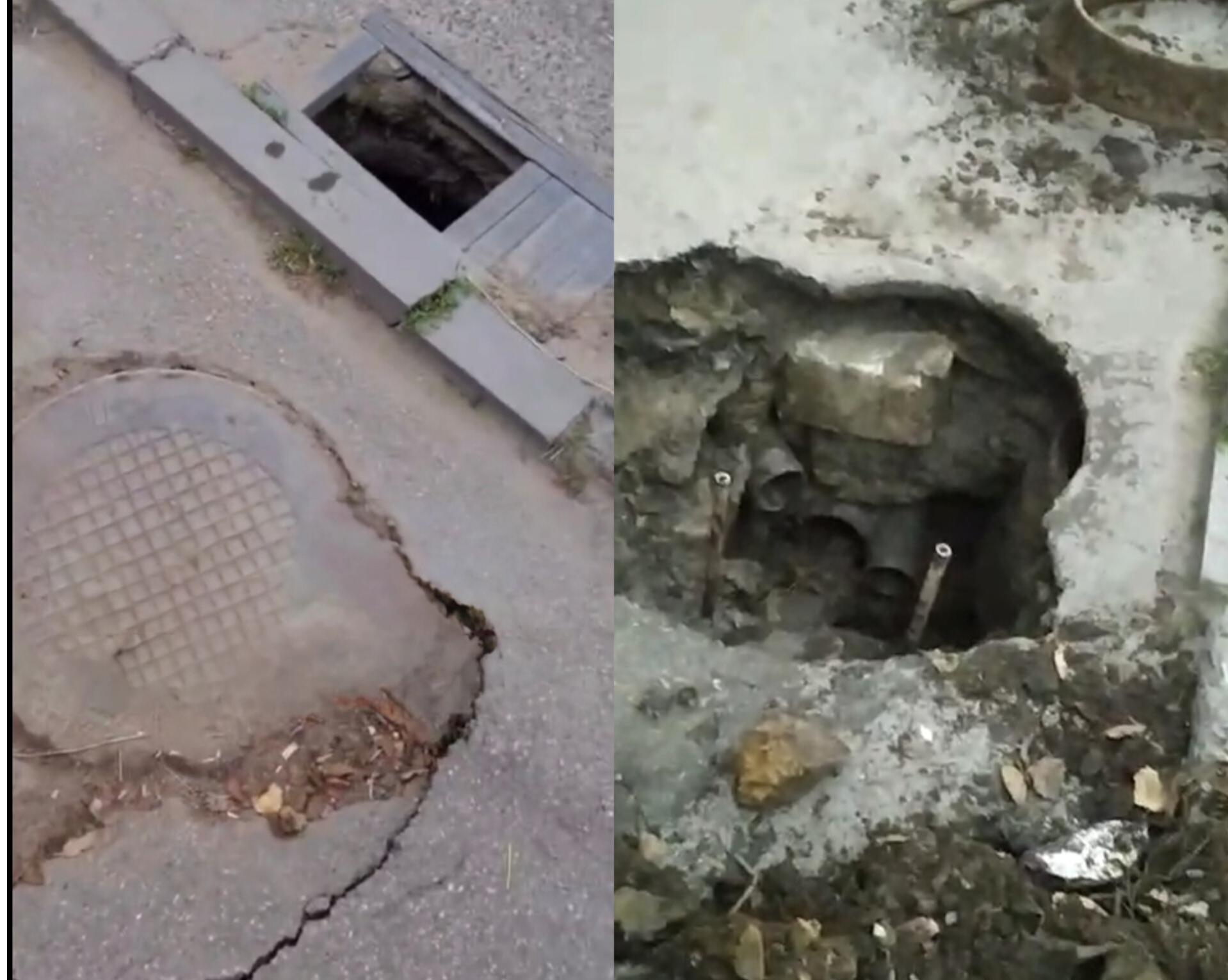 Biləcəridə təhlükəli kanalizasiya lükü