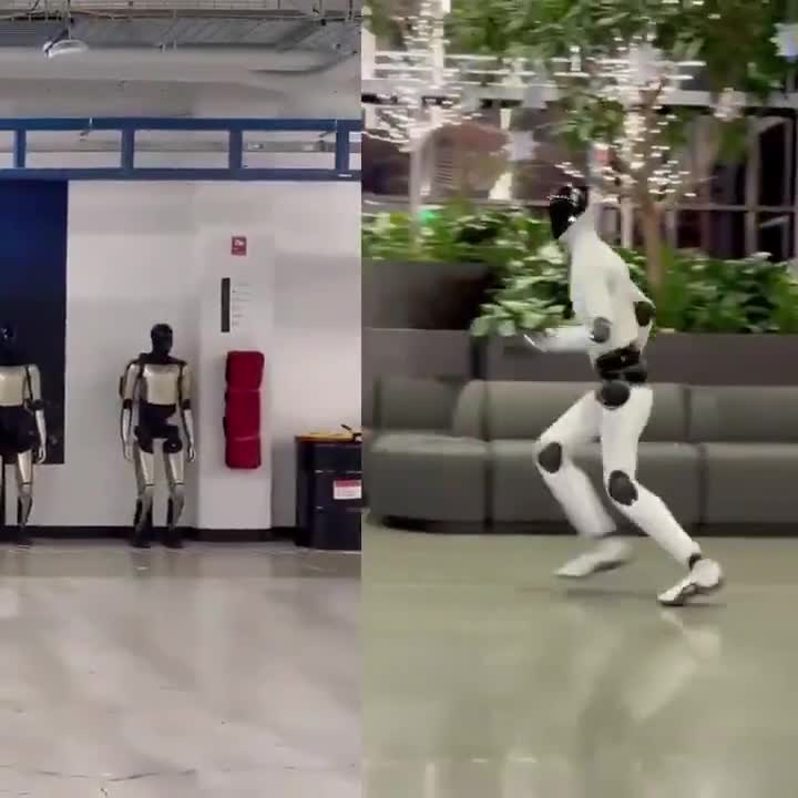 İnsandan sürətli qaçan robotlar