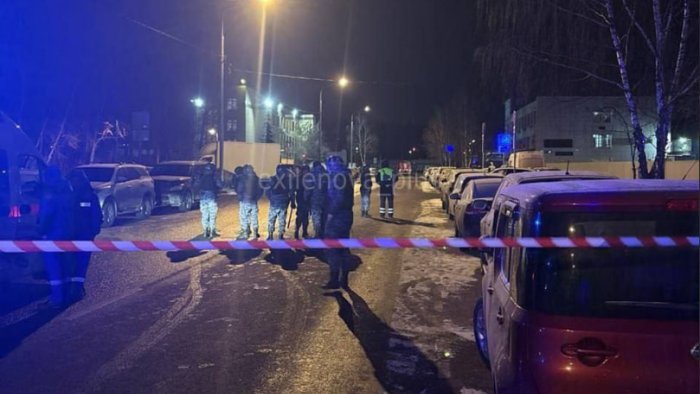 Rusiyada polis avtomobili partladıldı 