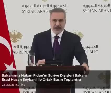 Hakan Fidanın Suriya səfərində texniki xəta