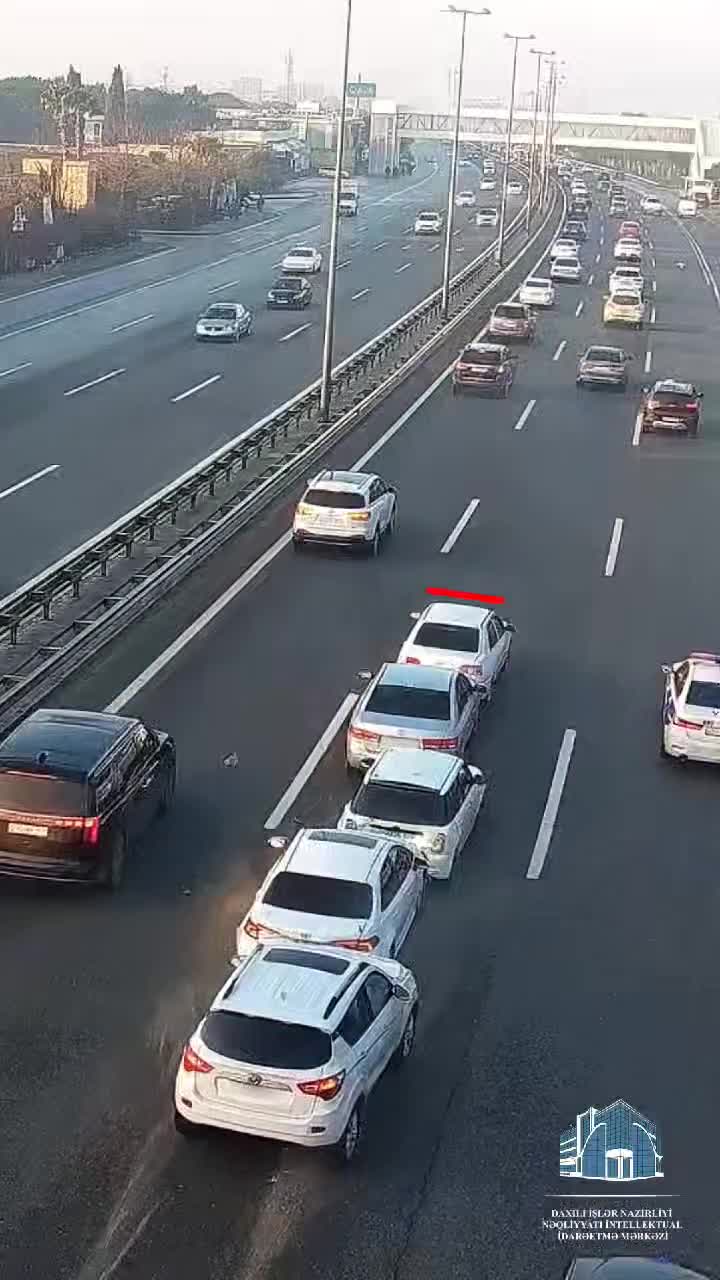 Bakıda zəncirvari qəza